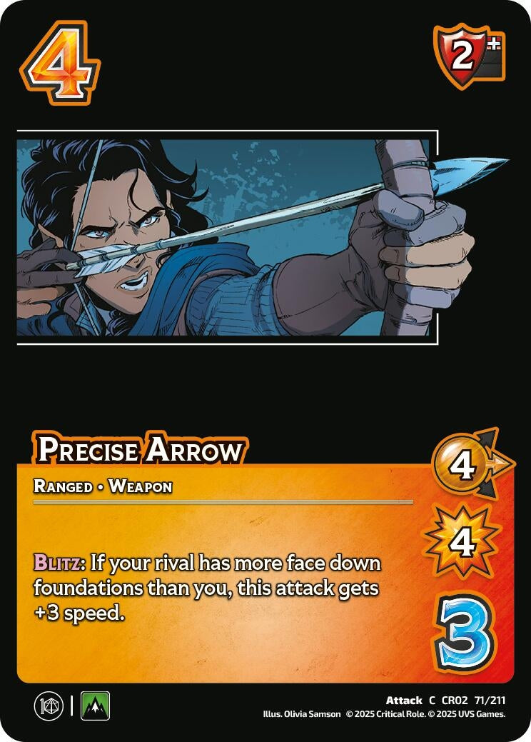 Image for Precise Arrow (71/211) (Critical Role: Heroes of Exandria) - UniVersus