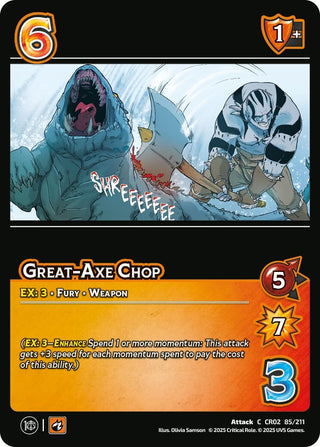 Image for Great-Axe Chop (85/211) (Critical Role: Heroes of Exandria) - UniVersus
