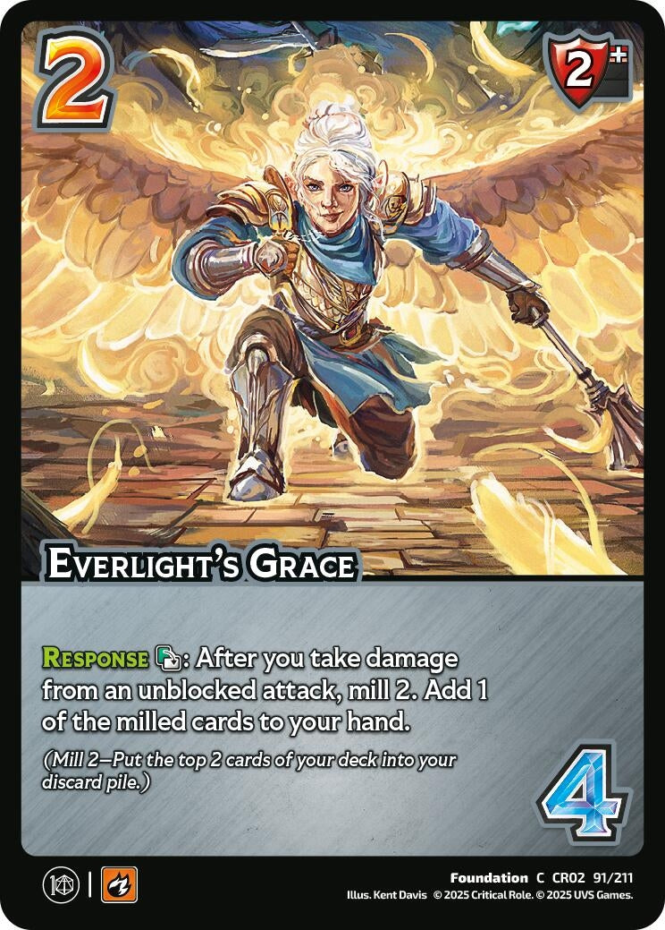 Image for Everlight's Grace (91/211) (Critical Role: Heroes of Exandria) - UniVersus