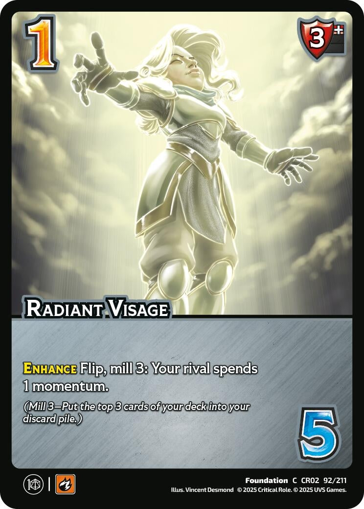 Image for Radiant Visage (92/211) (Critical Role: Heroes of Exandria) - UniVersus