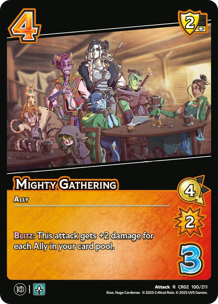 Image for Mighty Gathering (100/211) (Critical Role: Heroes of Exandria) - UniVersus