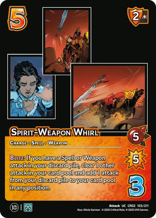 Image for Spirit-Weapon Whirl (103/211) (Critical Role: Heroes of Exandria) - UniVersus