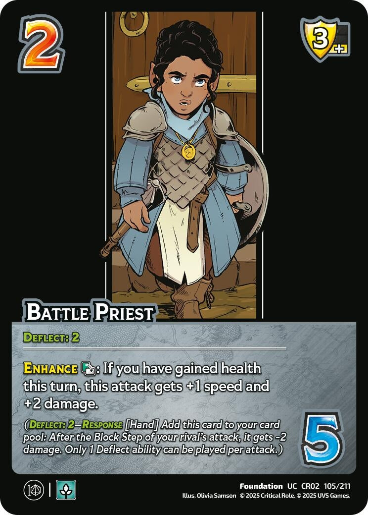 Image for Battle Priest (105/211) (Critical Role: Heroes of Exandria) - UniVersus