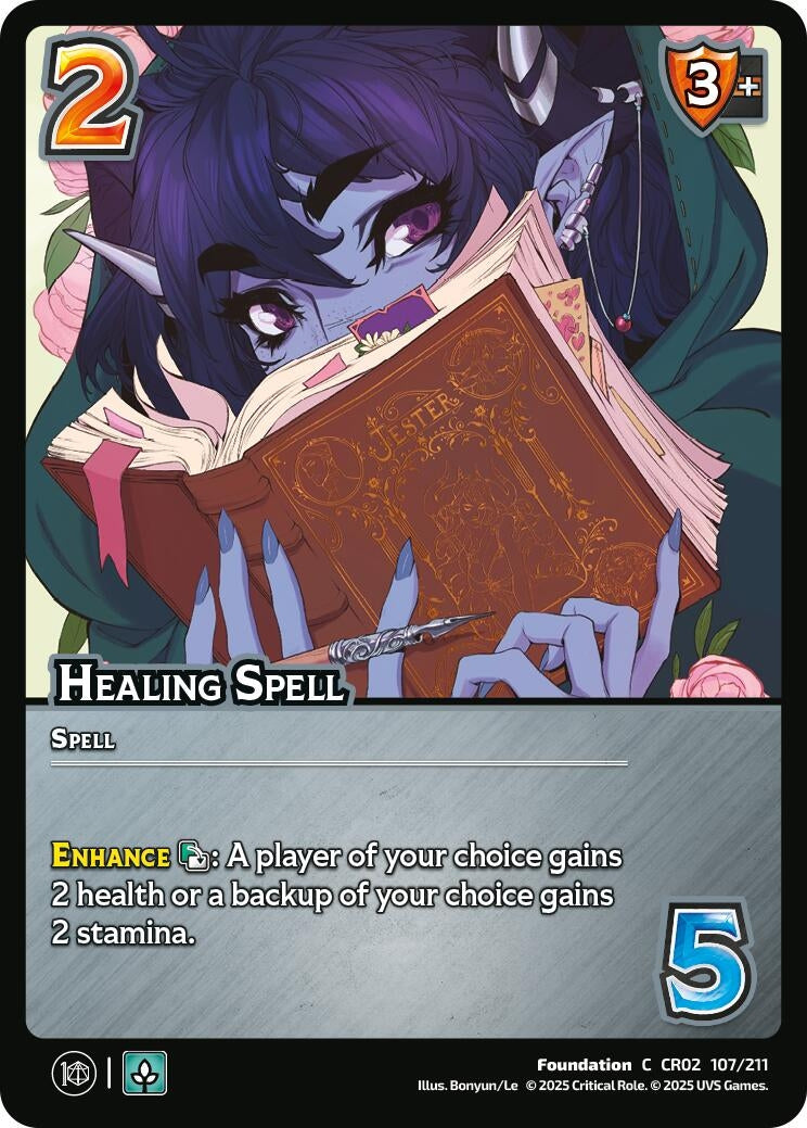 Image for Healing Spell (107/211) (Critical Role: Heroes of Exandria) - UniVersus