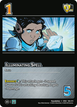 Image for Illuminating Spell (108/211) (Critical Role: Heroes of Exandria) - UniVersus