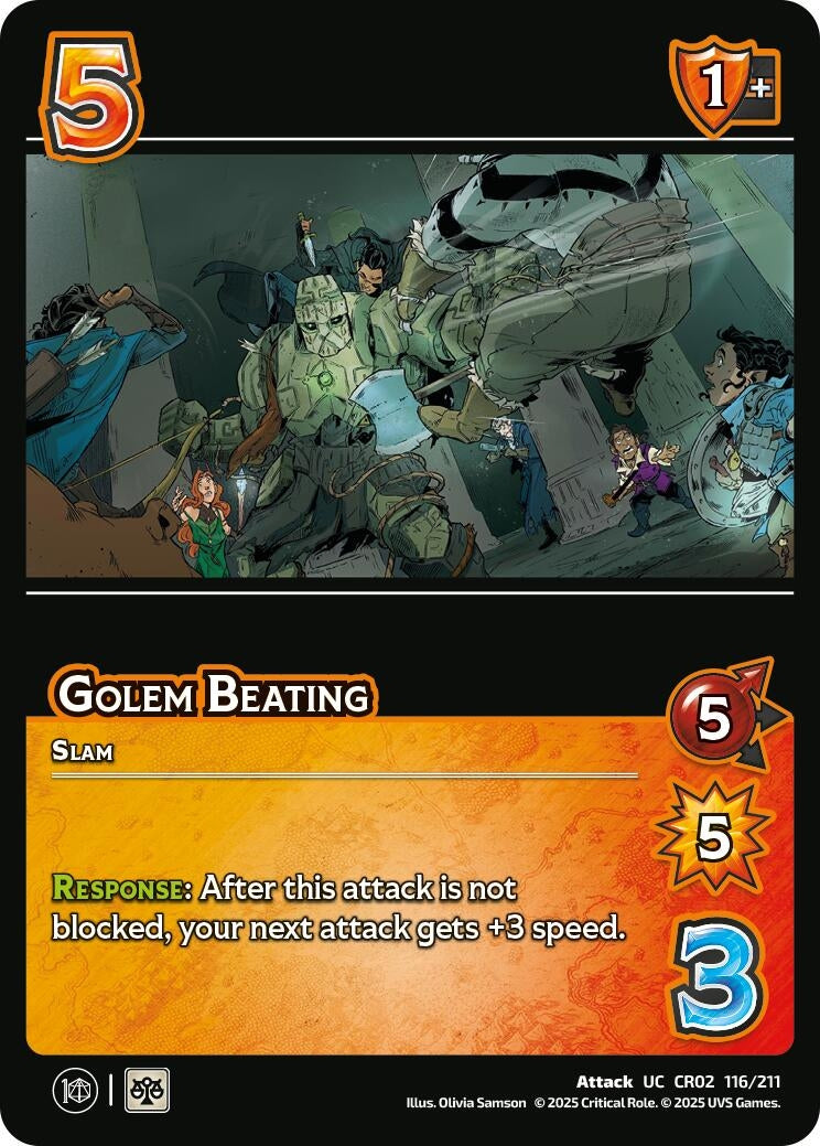 Image for Golem Beating (116/211) (Critical Role: Heroes of Exandria) - UniVersus