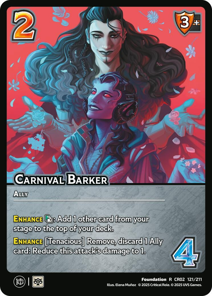 Image for Carnival Barker (121/211) (Critical Role: Heroes of Exandria) - UniVersus