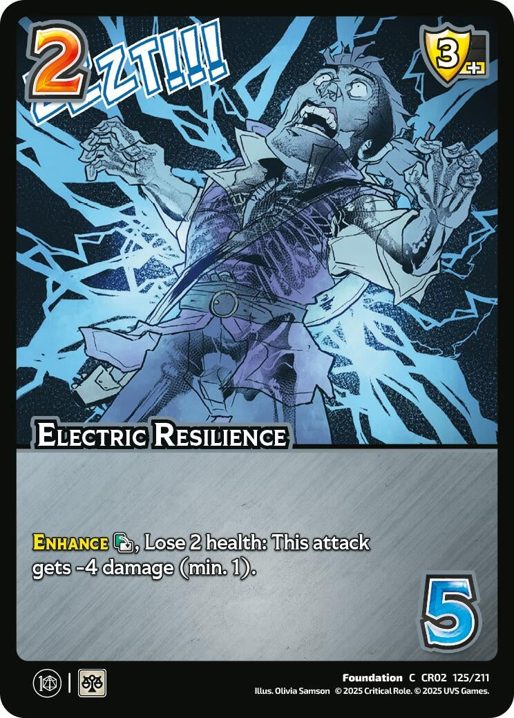 Image for Electric Resilience (125/211) (Critical Role: Heroes of Exandria) - UniVersus