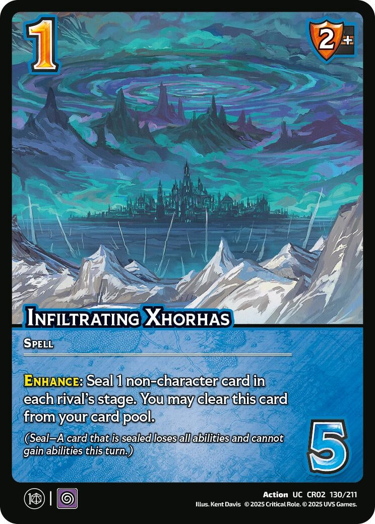 Image for Infiltrating Xhorhas (130/211) (Critical Role: Heroes of Exandria) - UniVersus