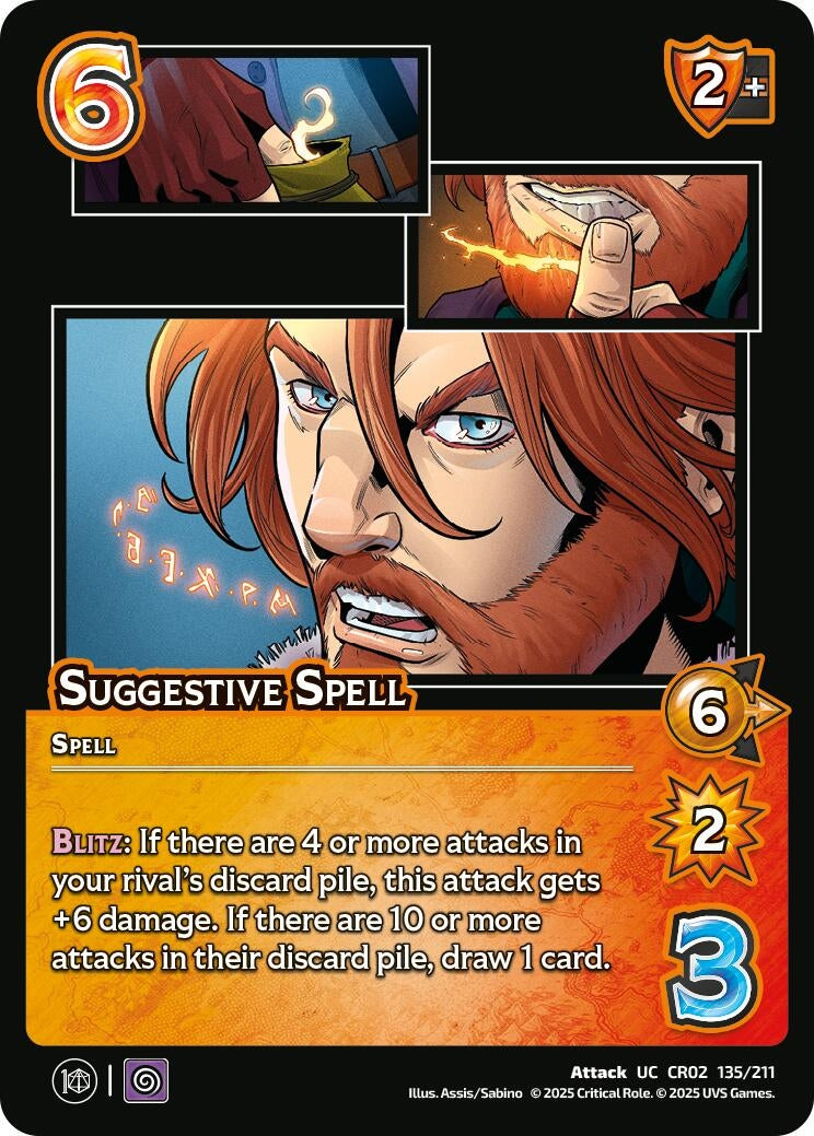 Image for Suggestive Spell (135/211) (Critical Role: Heroes of Exandria) - UniVersus