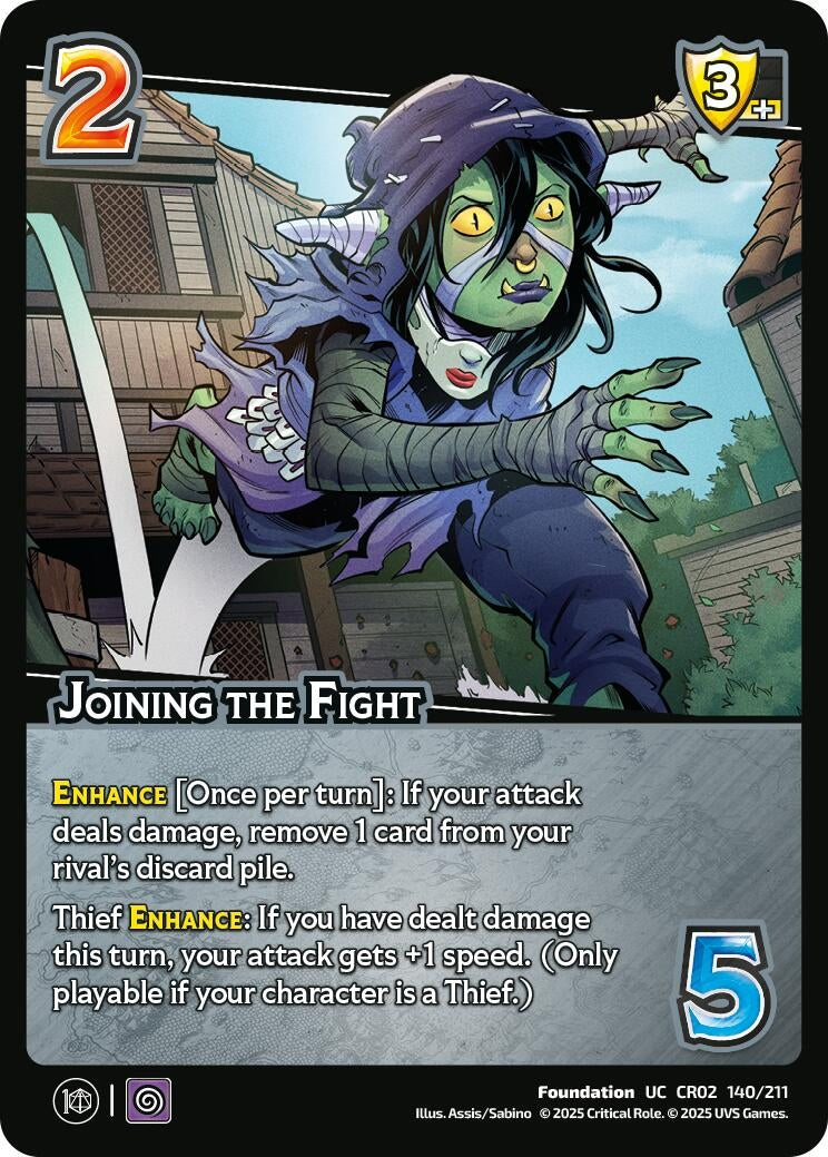 Image for Joining the Fight (140/211) (Critical Role: Heroes of Exandria) - UniVersus