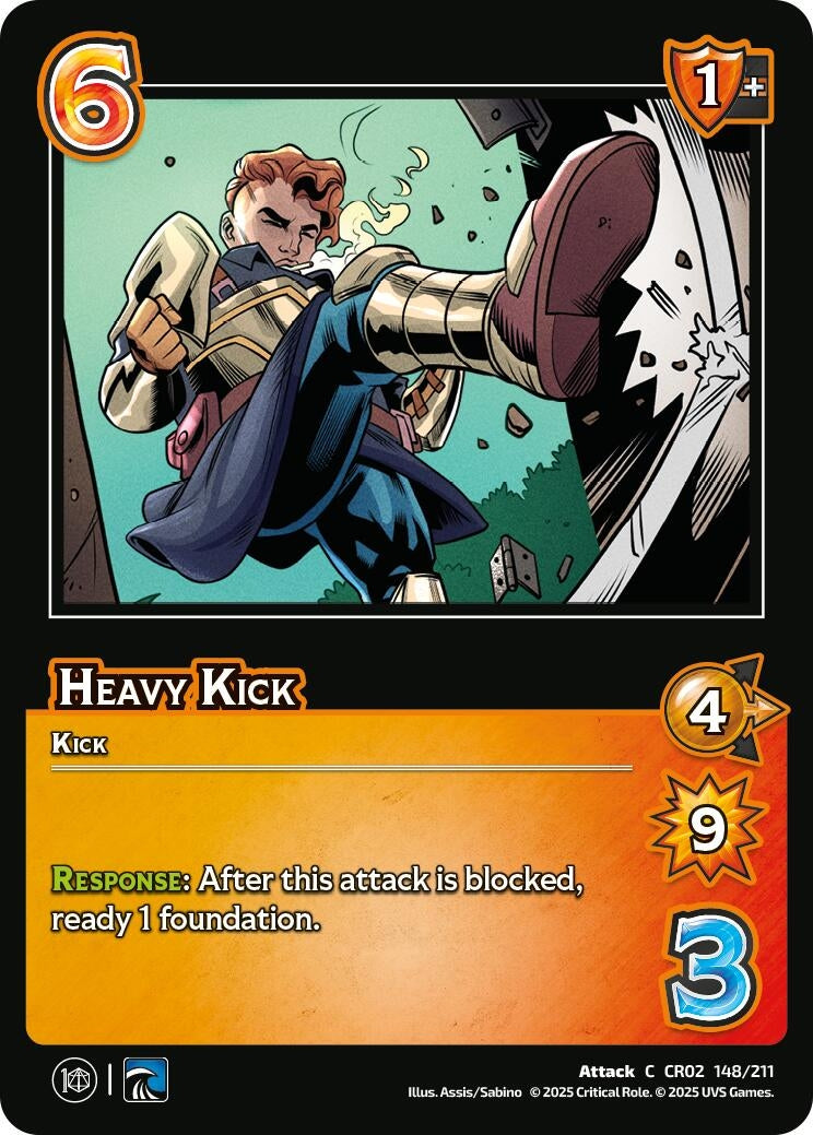 Image for Heavy Kick (148/211) (Critical Role: Heroes of Exandria) - UniVersus