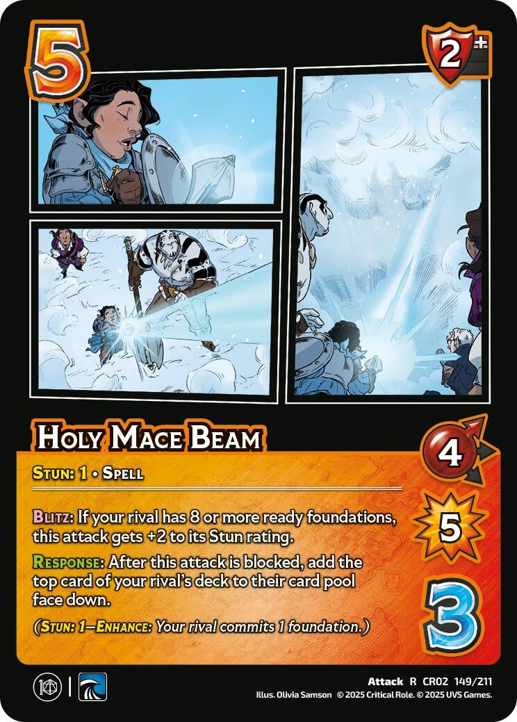 Image for Holy Mace Beam (149/211) (Critical Role: Heroes of Exandria) - UniVersus