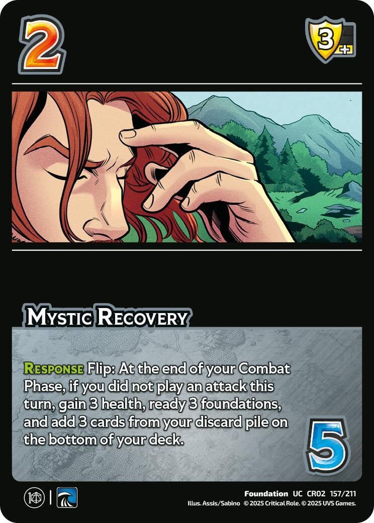 Image for Mystic Recovery (157/211) (Critical Role: Heroes of Exandria) - UniVersus
