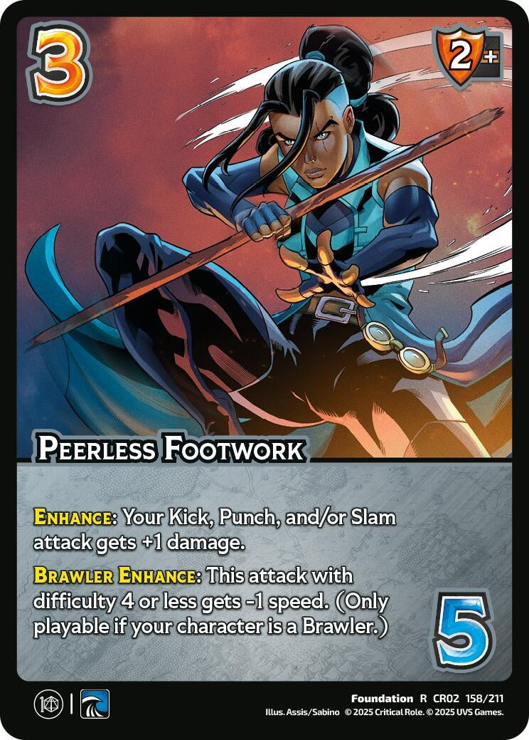Image for Peerless Footwork (158/211) (Critical Role: Heroes of Exandria) - UniVersus