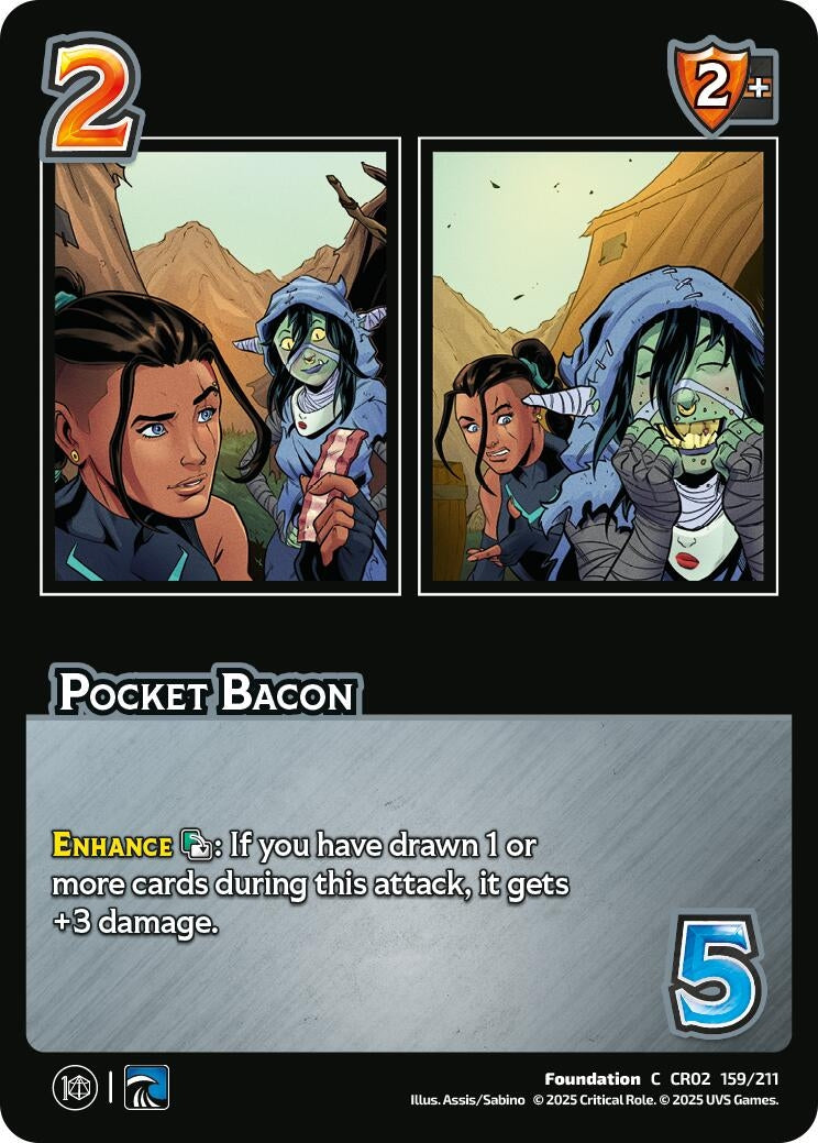 Image for Pocket Bacon (159/211) (Critical Role: Heroes of Exandria) - UniVersus