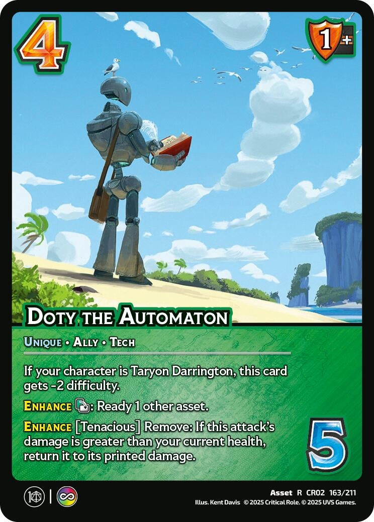 Image for Doty the Automaton (163/211) (Critical Role: Heroes of Exandria) - UniVersus