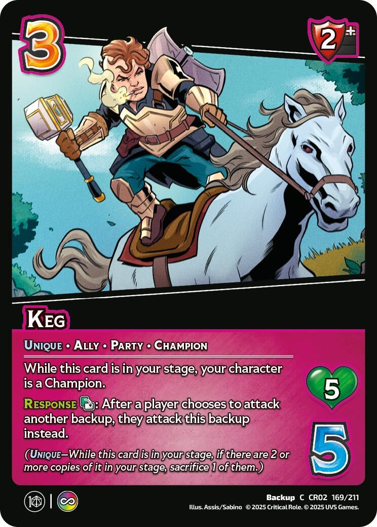 Image for Keg (169/211) (Critical Role: Heroes of Exandria) - UniVersus