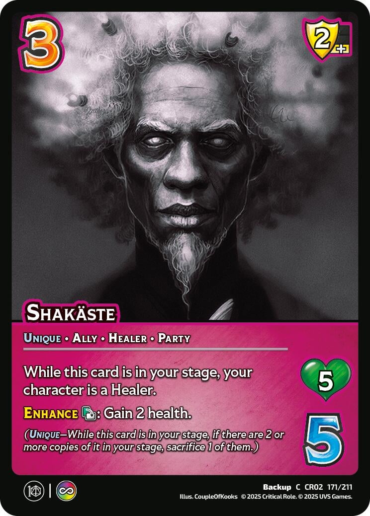 Image for Shakaste (171/211) (Critical Role: Heroes of Exandria) - UniVersus