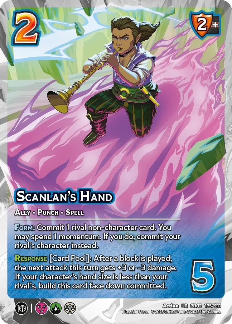 Image for Scanlan's Hand (175/211) (Critical Role: Heroes of Exandria) - UniVersus