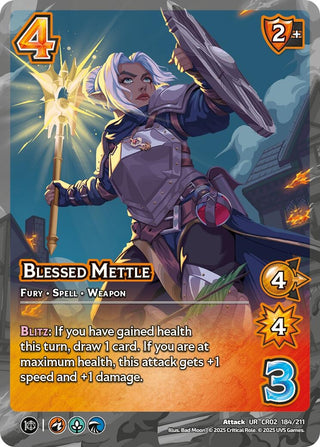 Image for Blessed Mettle (184/211) (Critical Role: Heroes of Exandria) - UniVersus