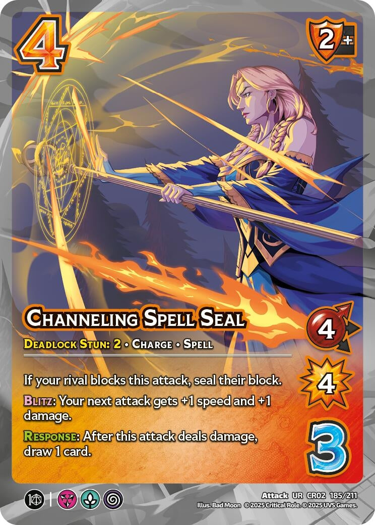 Image for Channeling Spell Seal (185/211) (Critical Role: Heroes of Exandria) - UniVersus