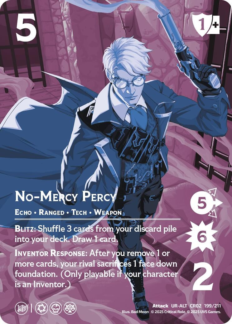 Image for No-Mercy Percy (Alternate Art) (199/211) (Critical Role: Heroes of Exandria) - UniVersus