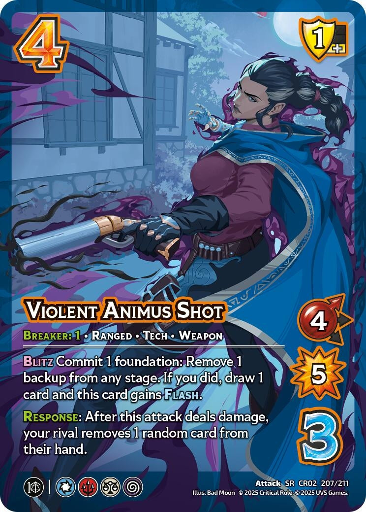 Image for Violent Animus Shot (207/211) (Critical Role: Heroes of Exandria) - UniVersus