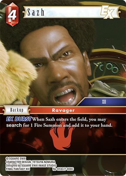 Image for Sazh EX (Re-013C/7-008C) (Legacy Collection) - Final Fantasy TCG