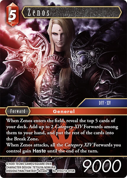 Image for Zenos (Re-015C/14-015R) (Legacy Collection) - Final Fantasy TCG