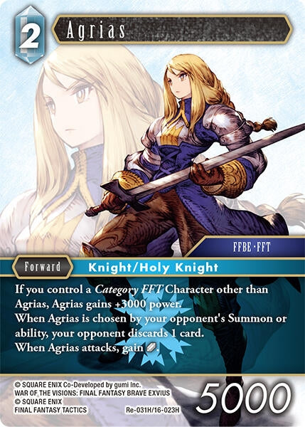 Image for Agrias (Re-031H/16-023H) (Legacy Collection) - Final Fantasy TCG