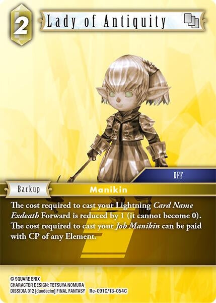Image for Lady of Antiquity (Re-091C/13-054C) (Legacy Collection) - Final Fantasy TCG