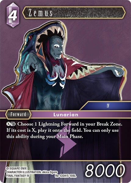 Image for Zemus (Re-135H/5-108L) (Legacy Collection) - Final Fantasy TCG
