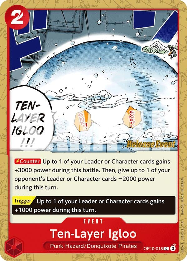 Image for Ten-Layer Igloo (OP10-018) (Royal Blood Release Event Cards) - One Piece Card Game