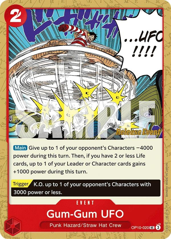 Image for Gum-Gum UFO (OP10-020) (Royal Blood Release Event Cards) - One Piece Card Game