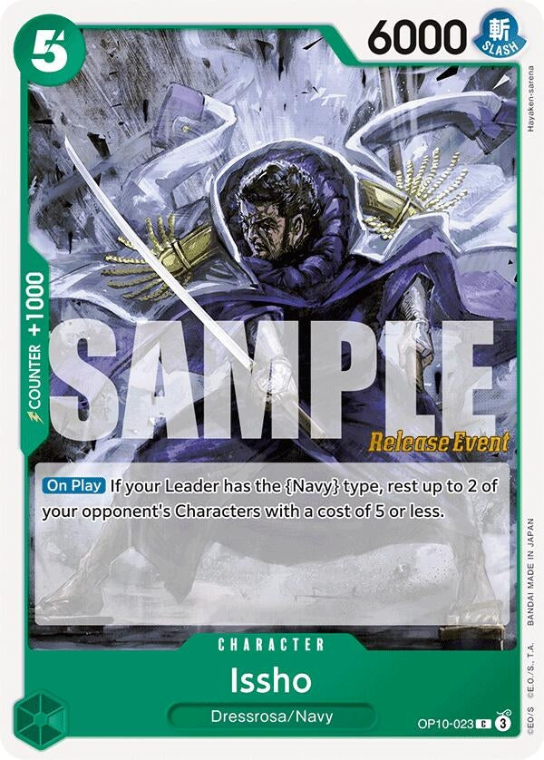 Image for Issho (OP10-023) (Royal Blood Release Event Cards) - One Piece Card Game