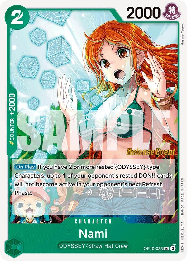 Image for Nami (033) (OP10-033) (Royal Blood Release Event Cards) - One Piece Card Game