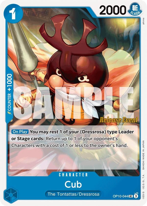 Image for Cub (OP10-044) (Royal Blood Release Event Cards) - One Piece Card Game
