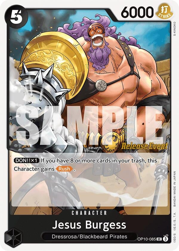 Image for Jesus Burgess (OP10-085) (Royal Blood Release Event Cards) - One Piece Card Game