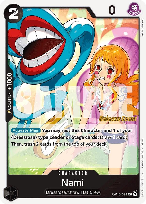 Image for Nami (088) (OP10-088) (Royal Blood Release Event Cards) - One Piece Card Game