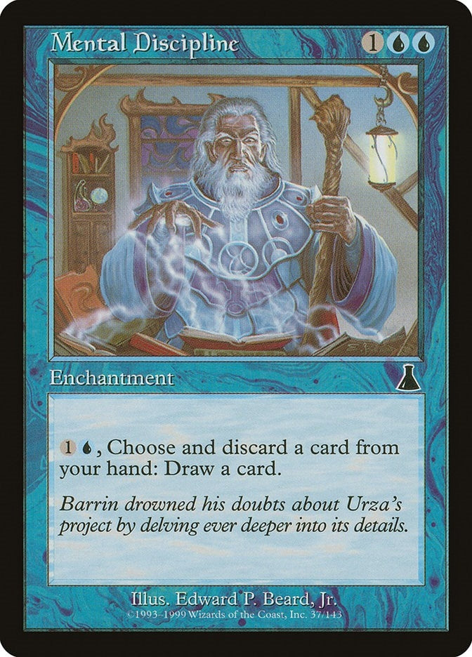 Mental Discipline (37) [UDS] - MTG Single