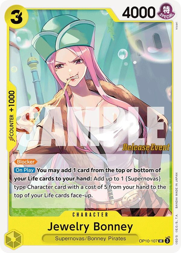 Image for Jewelry Bonney (OP10-107) (Royal Blood Release Event Cards) - One Piece Card Game