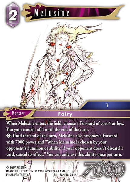 Image for Melusine (Re-138H/18-081H) (Legacy Collection) - Final Fantasy TCG