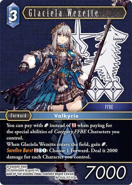 Image for Glaciela Wezette (Re-151L/17-113L) (Legacy Collection) - Final Fantasy TCG