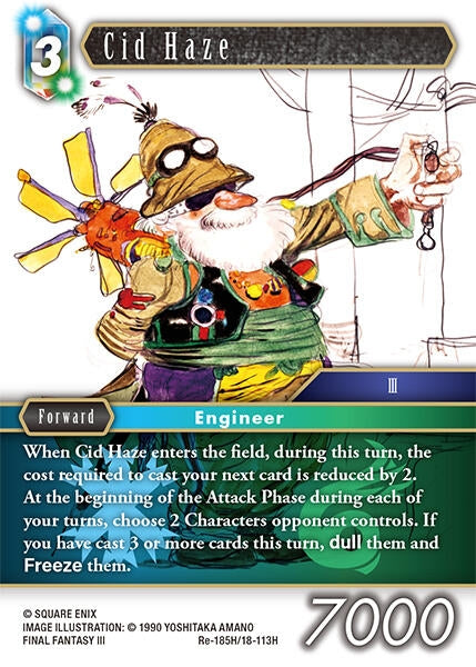 Image for Cid Haze (Re-185H/18-113H) (Legacy Collection) - Final Fantasy TCG