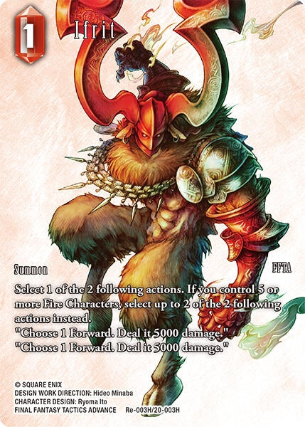 Image for Ifrit (Full Art) (Re-003H/20-003H) (Legacy Collection) - Final Fantasy TCG