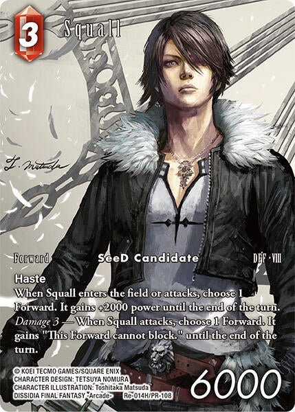 Image for Squall (Full Art) (Re-014H/PR-108) (Legacy Collection) - Final Fantasy TCG