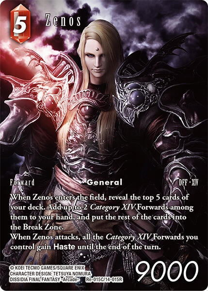 Image for Zenos (Full Art) (Re-015C/14-015R) (Legacy Collection) - Final Fantasy TCG