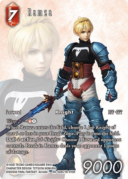 Image for Ramza (Full Art) (Re-028C/18-015R) (Legacy Collection) - Final Fantasy TCG
