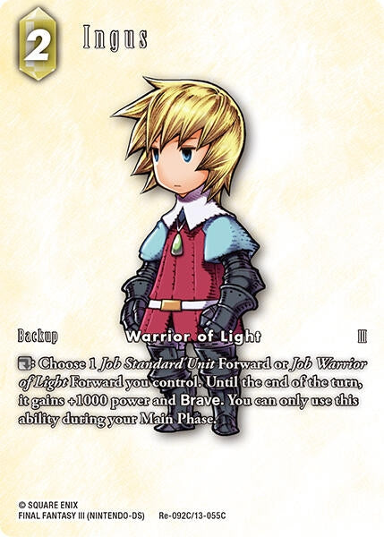 Image for Ingus (Full Art) (Re-092C/13-055C) (Legacy Collection) - Final Fantasy TCG
